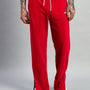 HERSHEY SIDE SLIT JOGGERS (RED)