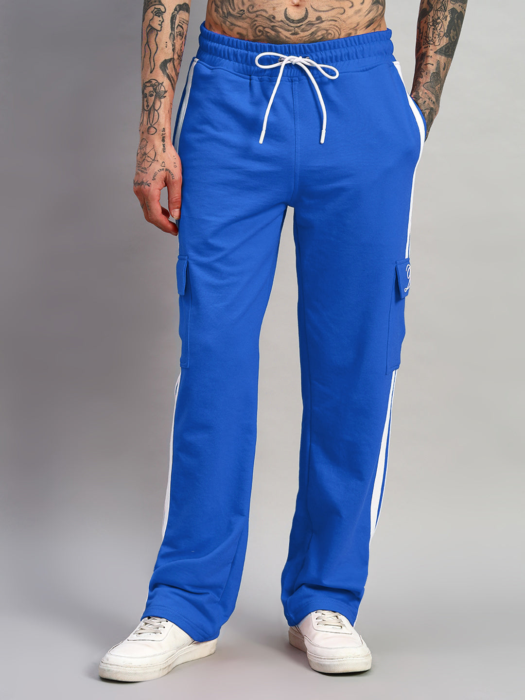 SCOTIA STRIPE JOGGERS (ROYAL BLUE)