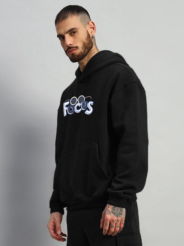 Focus Fleece Hoodie (Black)