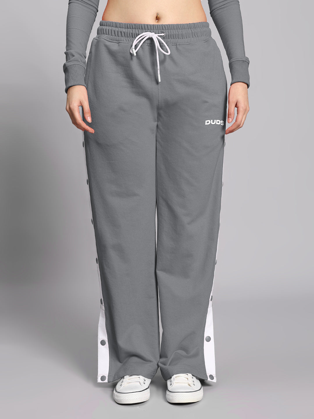 WOMEN'S EZEL CO-ORD SET (GREY WHITE)