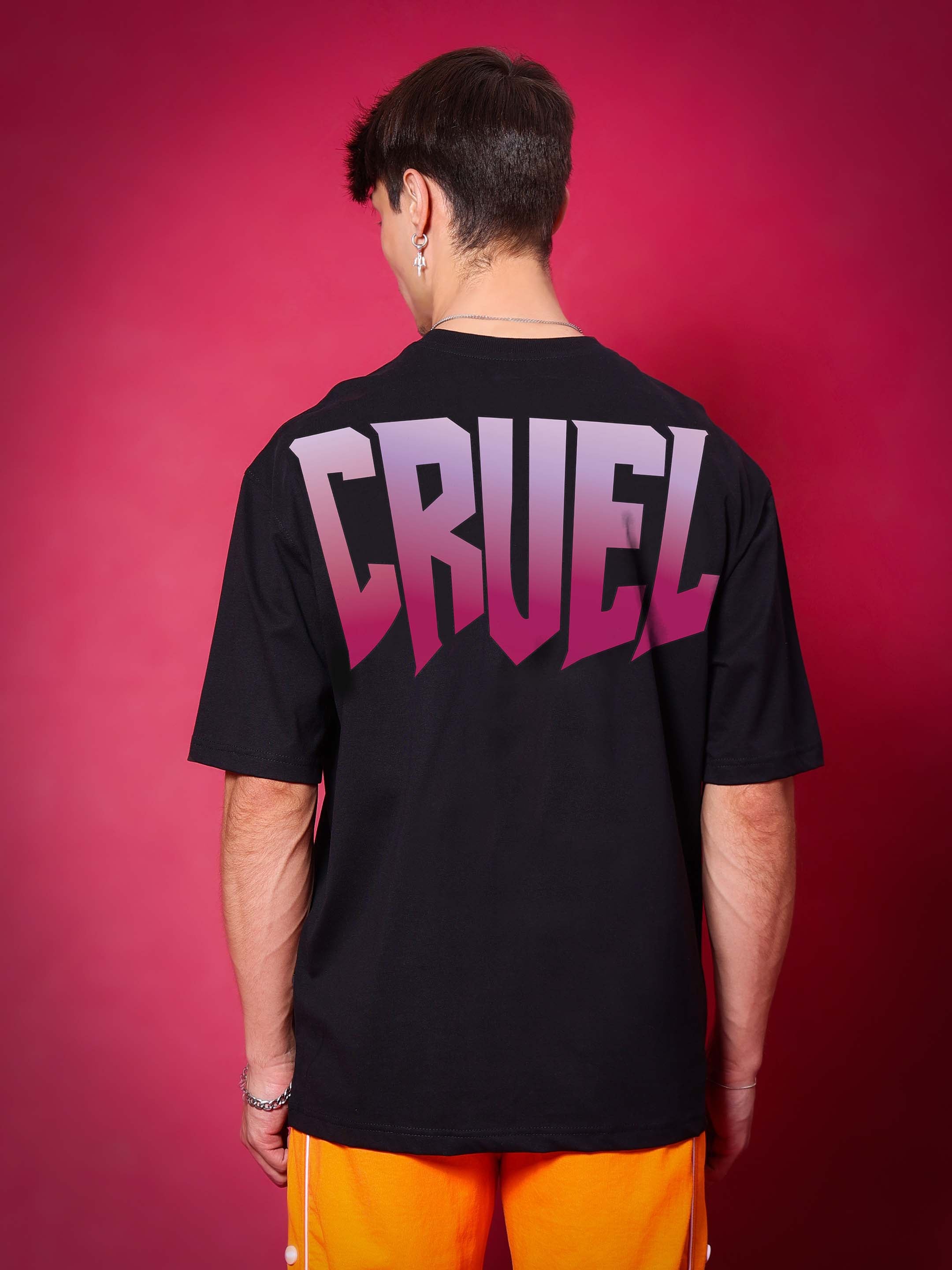 Cruel Over-Sized T-Shirt (Black)