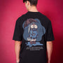 Blue Lapin Over-Sized T-Shirt (Black)