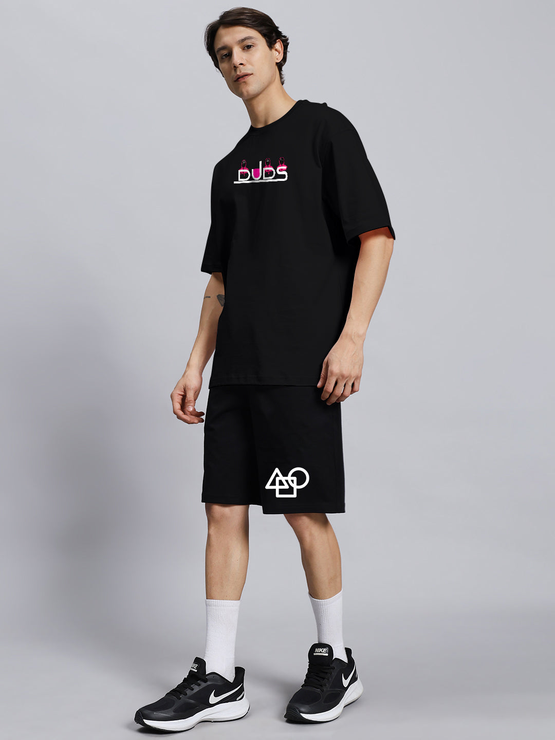 SQUID GAME SUMMER CO-ORD SET (BLACK)