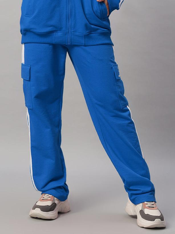 WOMEN'S SCOTIA STRIPE JOGGERS (ROYAL BLUE)