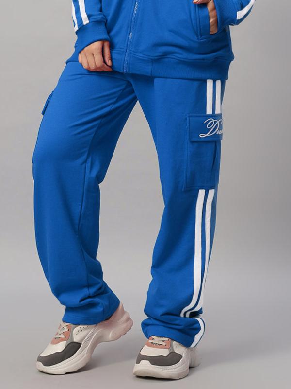 WOMEN'S SCOTIA STRIPE JOGGERS (ROYAL BLUE)