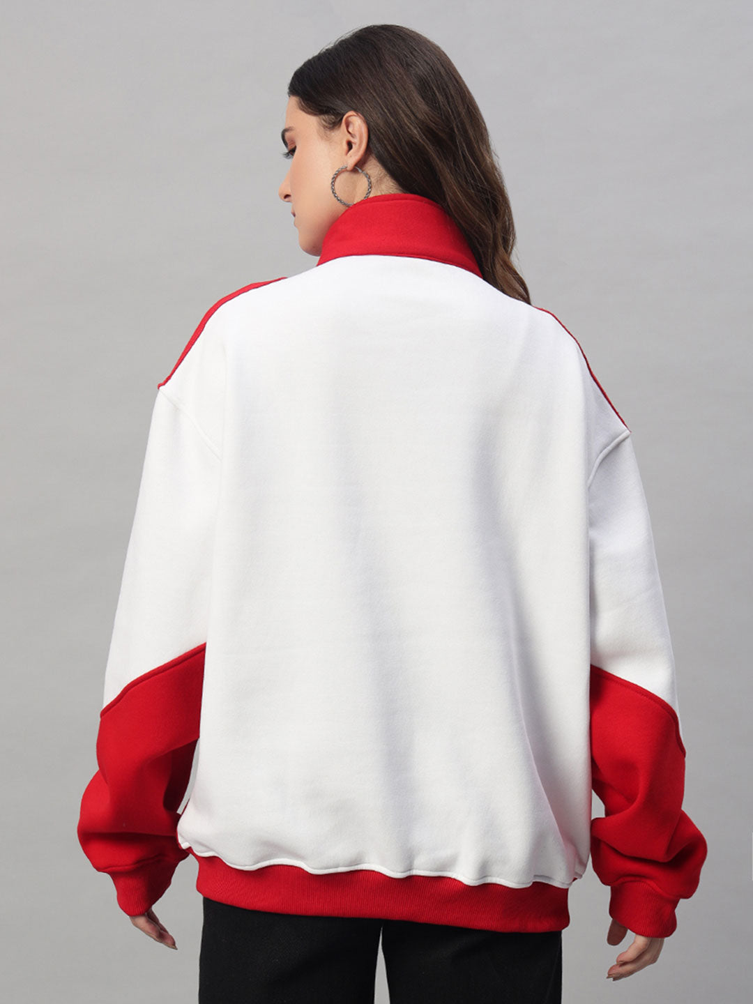 WOMEN'S SPEEDING COLORBLOCK JACKET (RED)