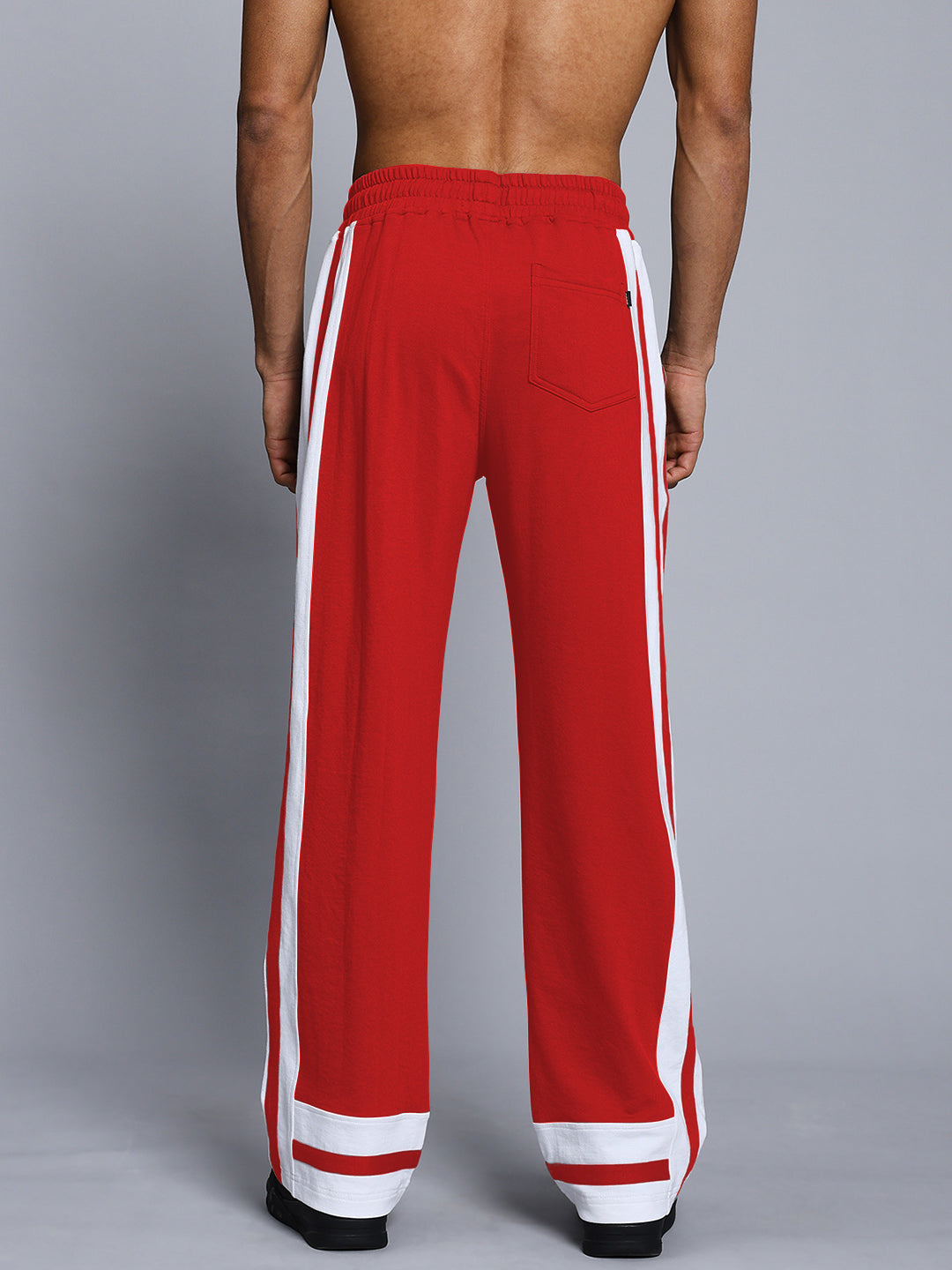 RONNY SIDE STRIPE JOGGER (RED-WHITE)