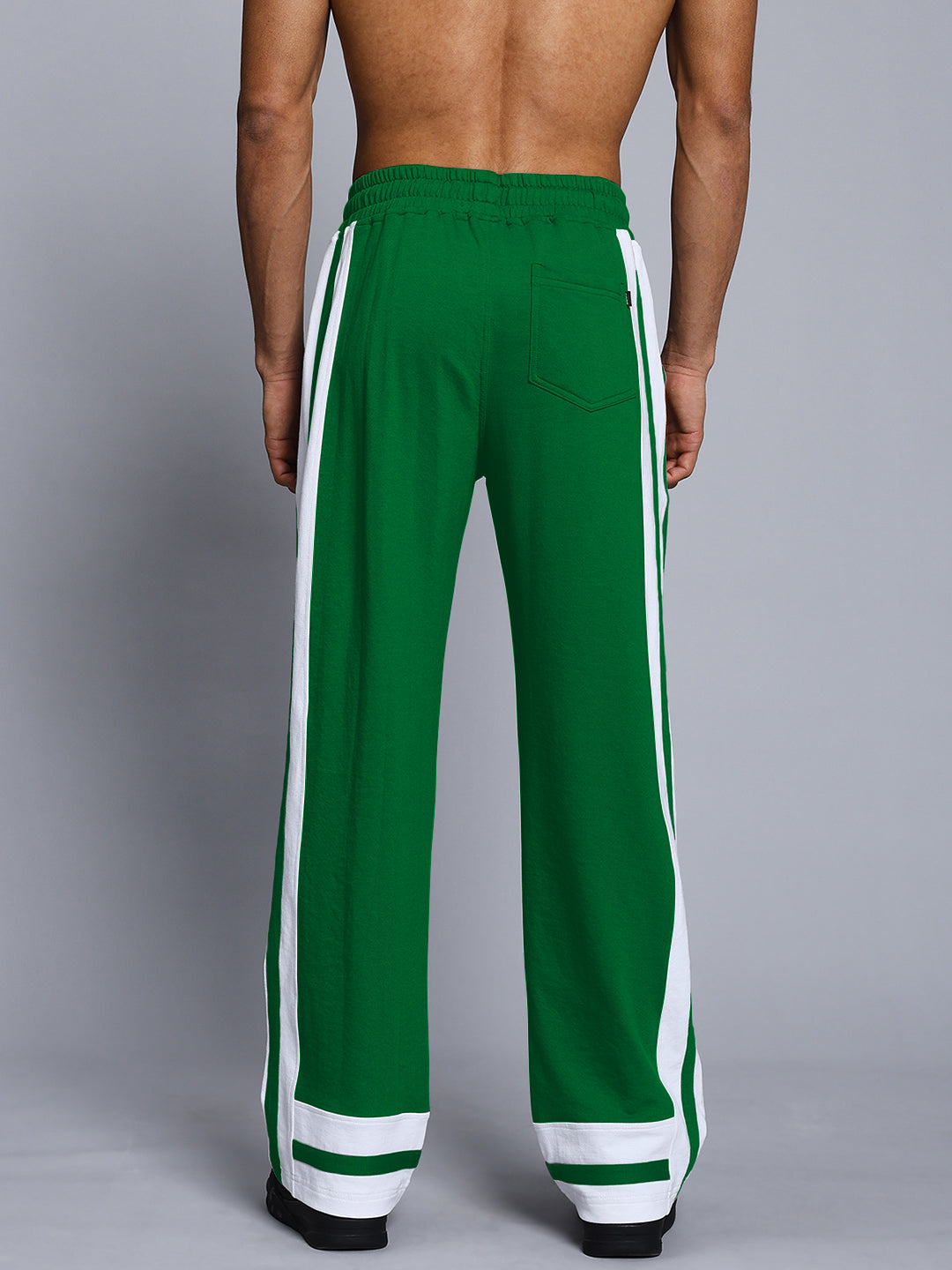 RONNY SIDE STRIPE JOGGER (GREEN-WHITE)