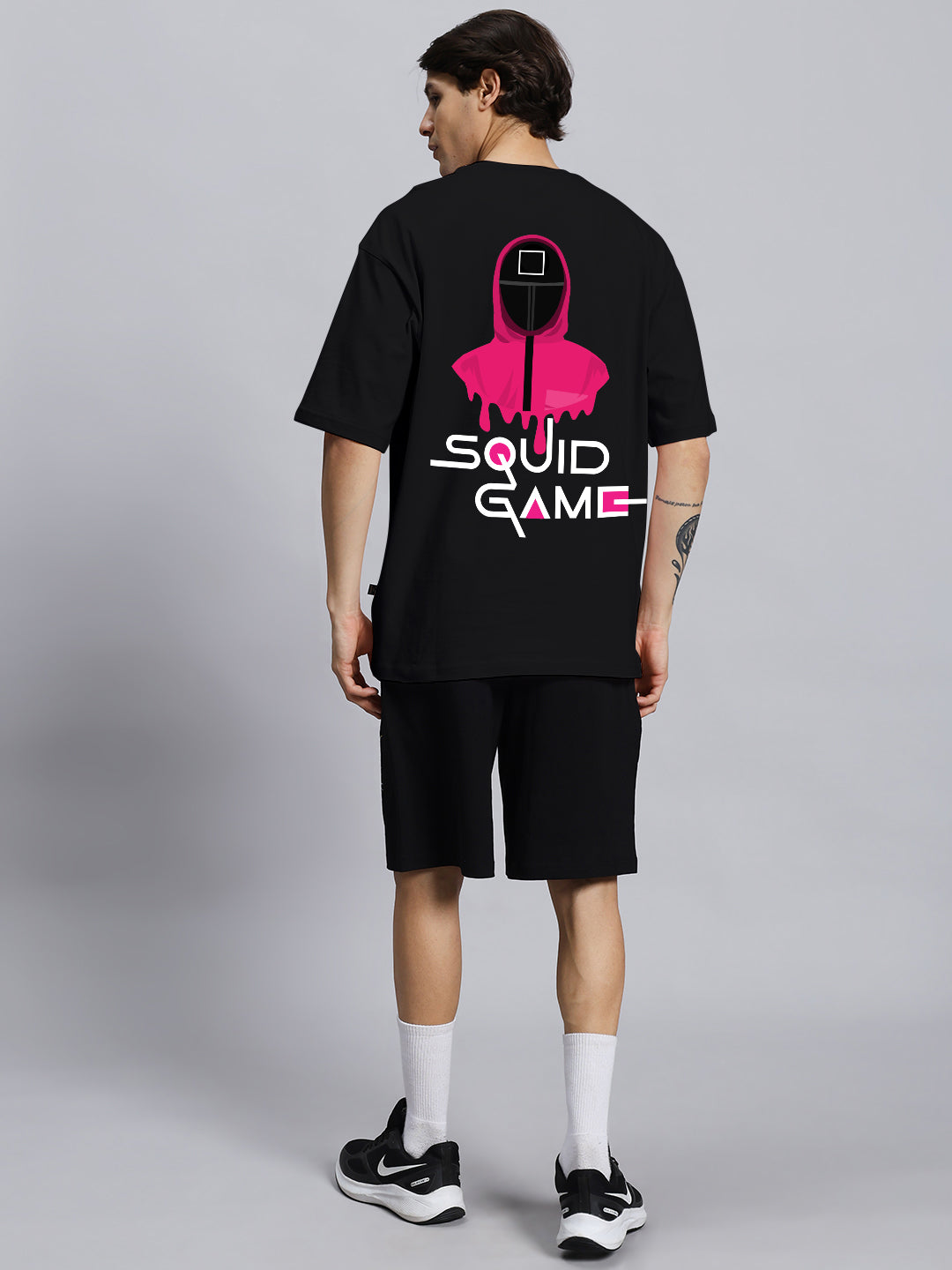 SQUID GAME SUMMER CO-ORD SET (BLACK)