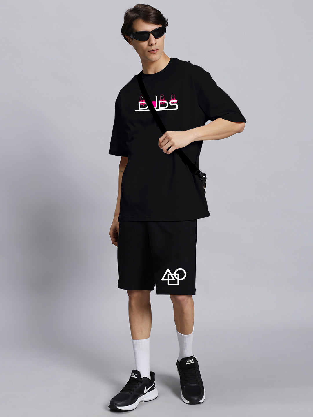 SQUID GAME SUMMER CO-ORD SET (BLACK)