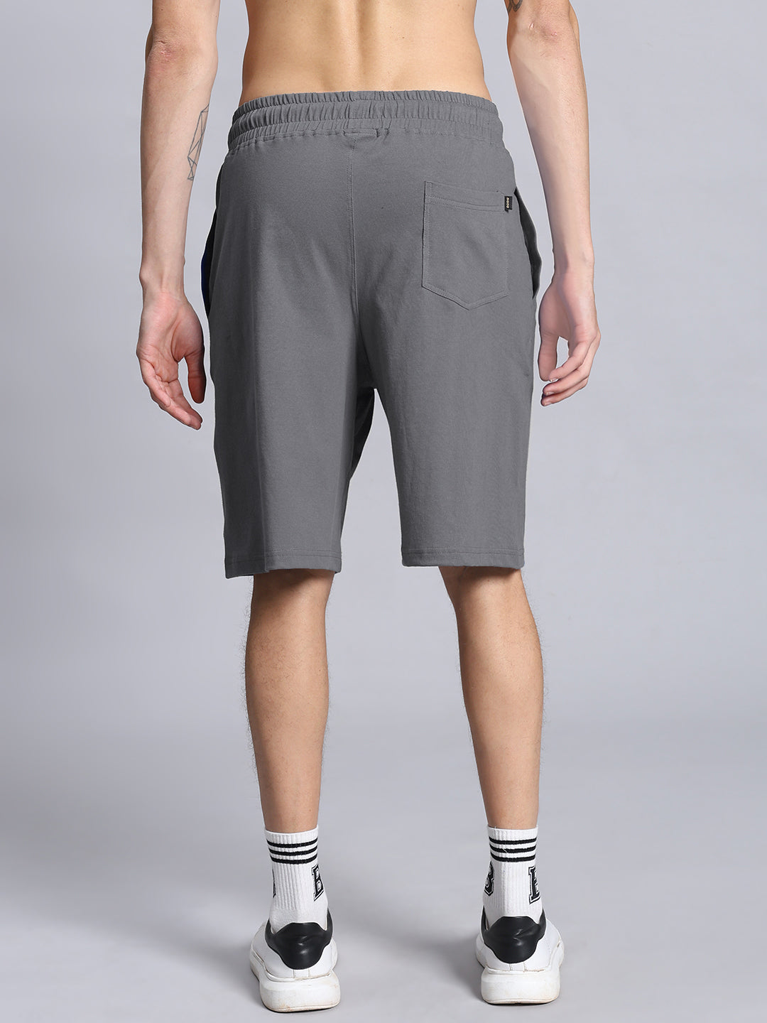 OUTLOOK SUMMER CO-ORD SHORTS SET (GREY)