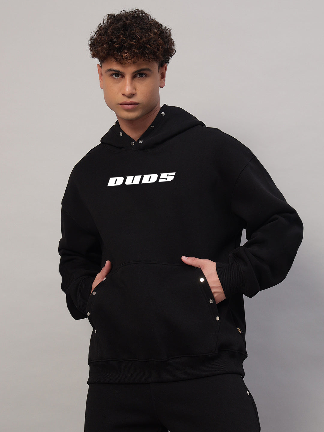 Rigid Fleece Hoodie (Black)