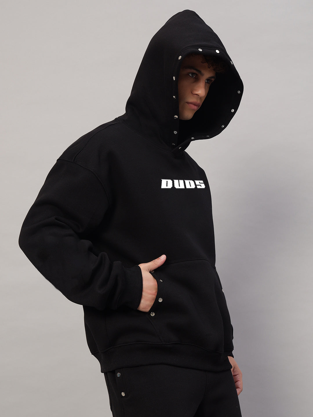 Rigid Fleece Hoodie (Black)