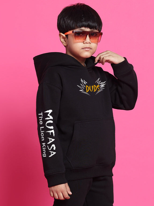 Mufasa Oversized Hoodie Boys & Girls (Black)