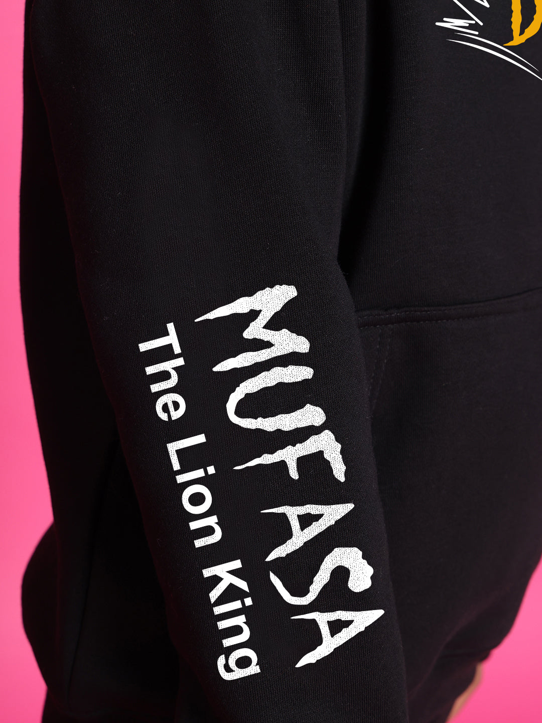 Mufasa Oversized Hoodie Boys & Girls (Black)