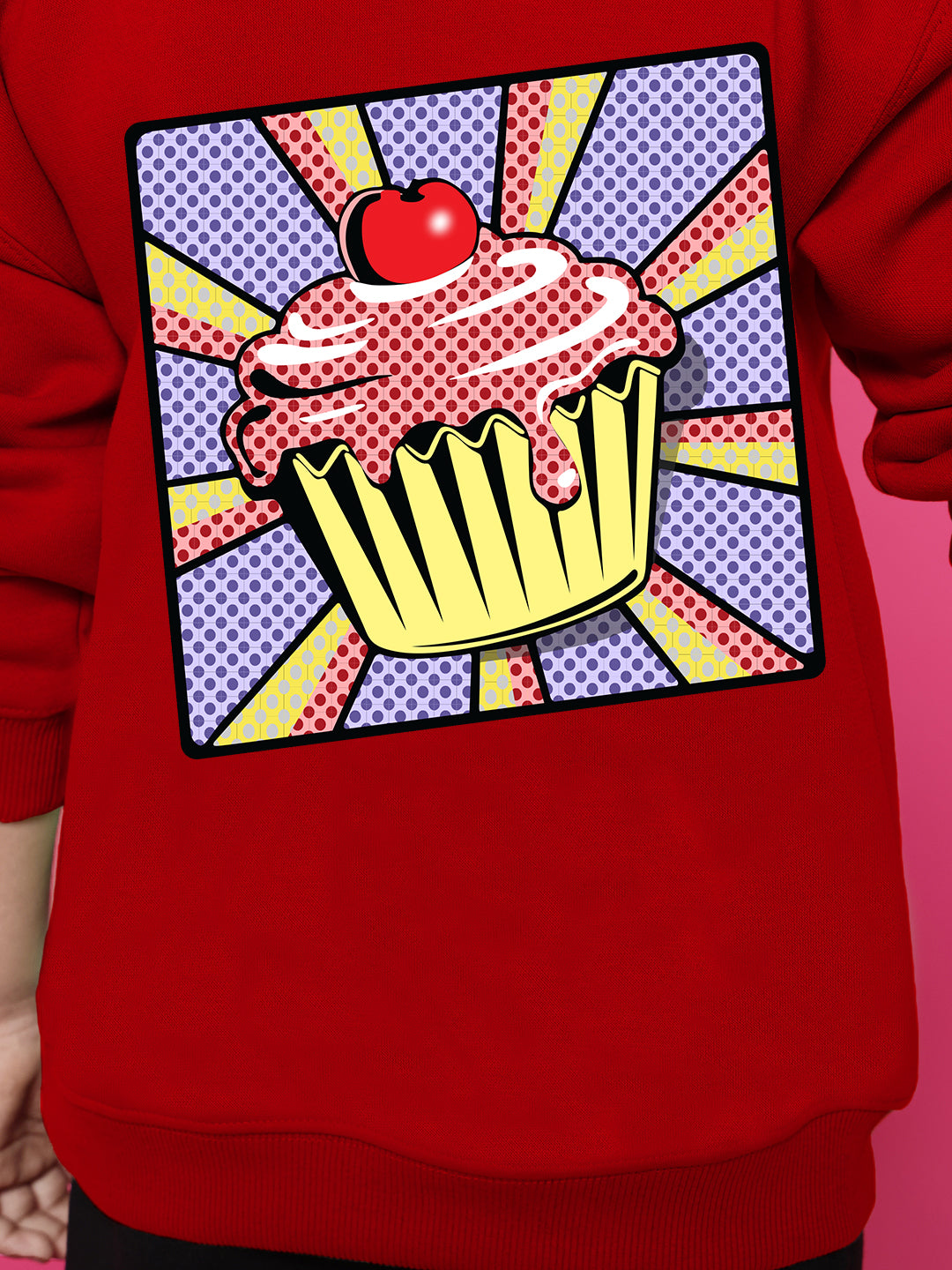 CUPCAKE CO-ORD FOR BOYS & GIRLS (RED)