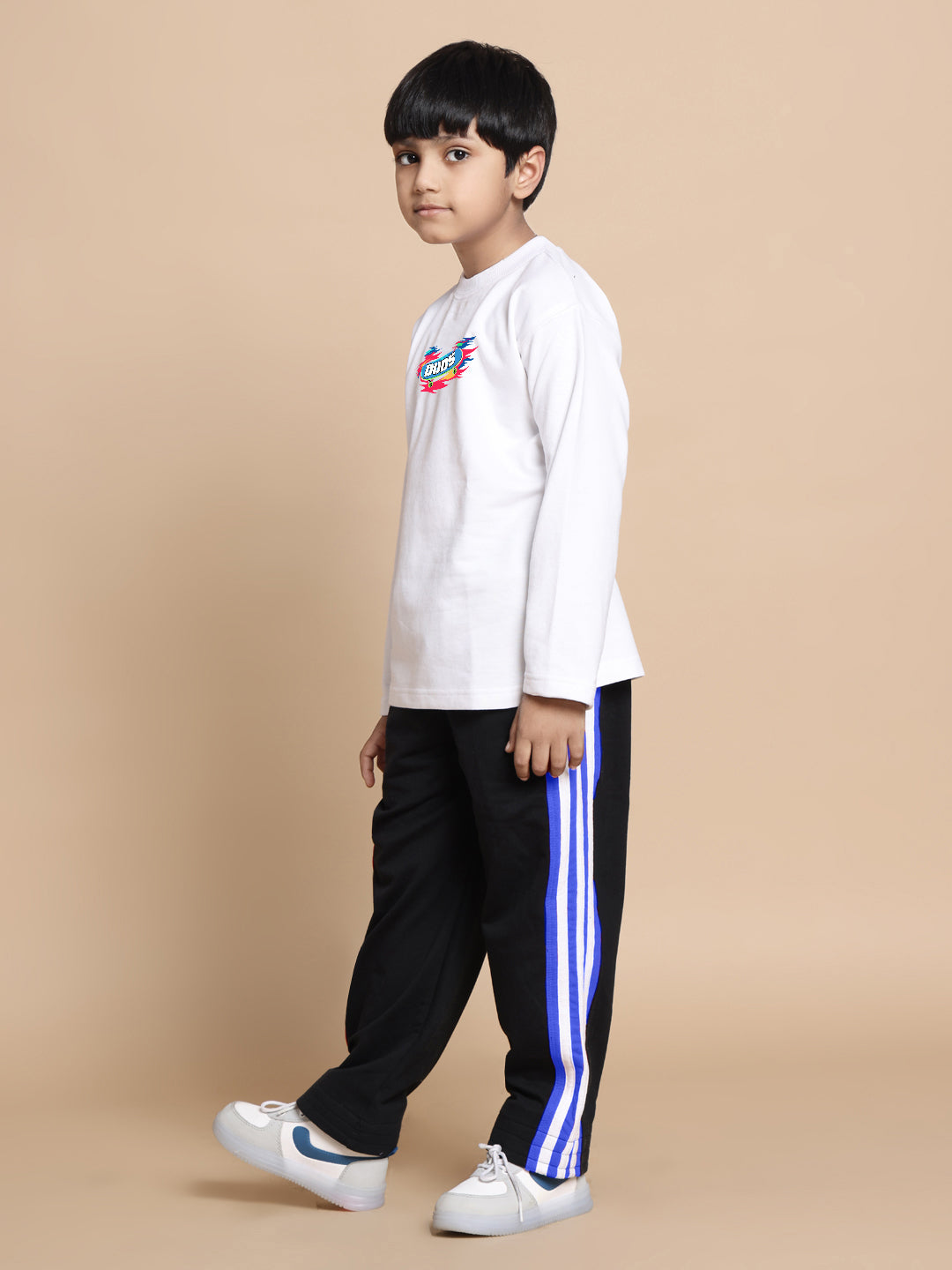 ALIEN CO-ORD FOR BOYS & GIRLS (WHITE-BLACK)