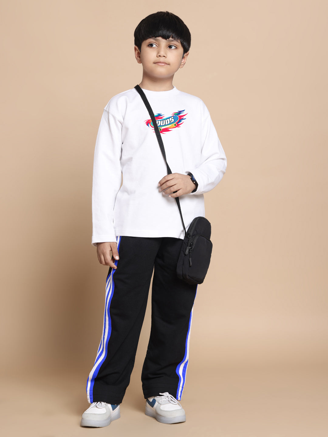 ALIEN CO-ORD FOR BOYS & GIRLS (WHITE-BLACK)