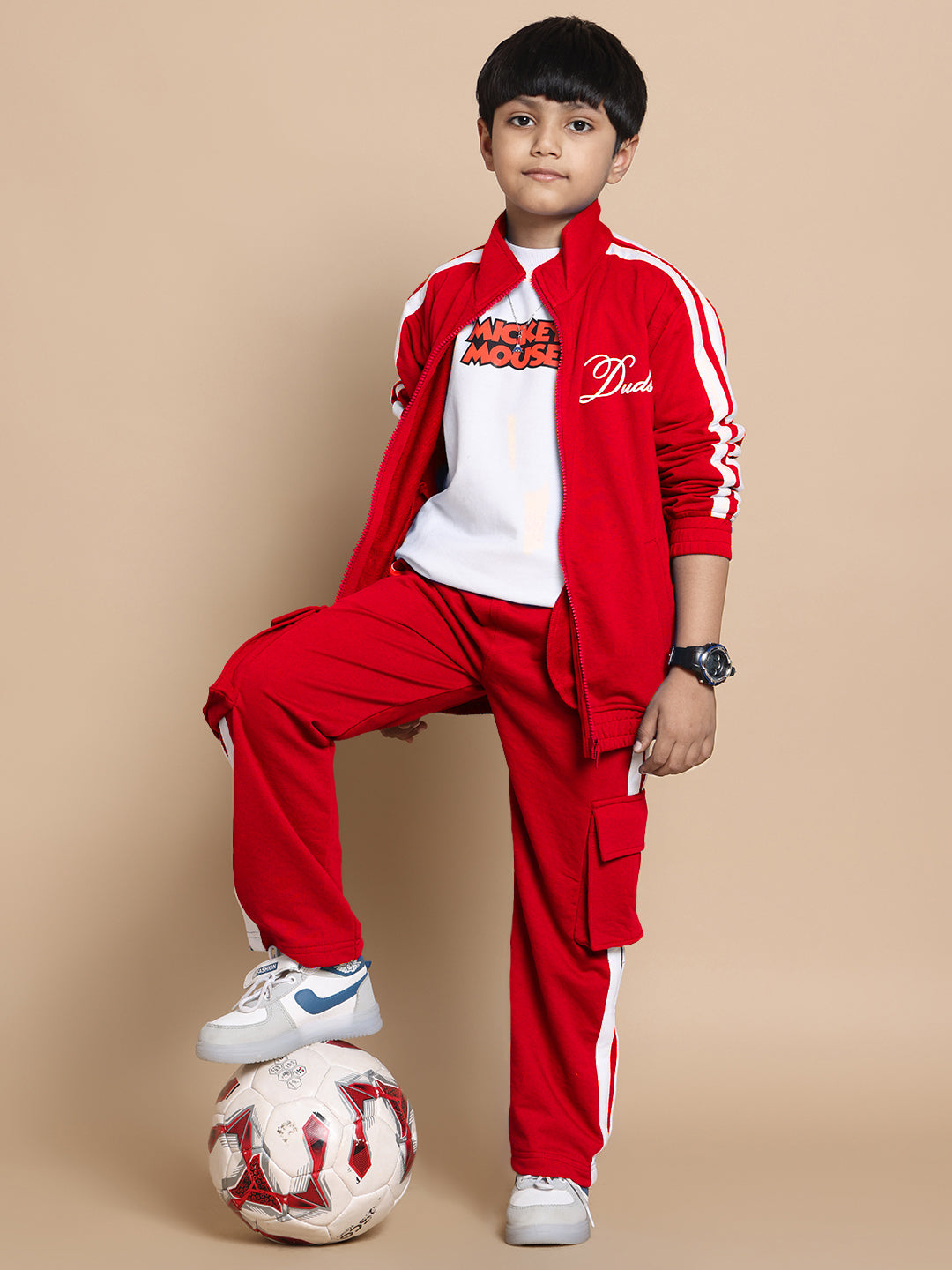 Scotia Co-Ord Set For Boys & Girls (Red)