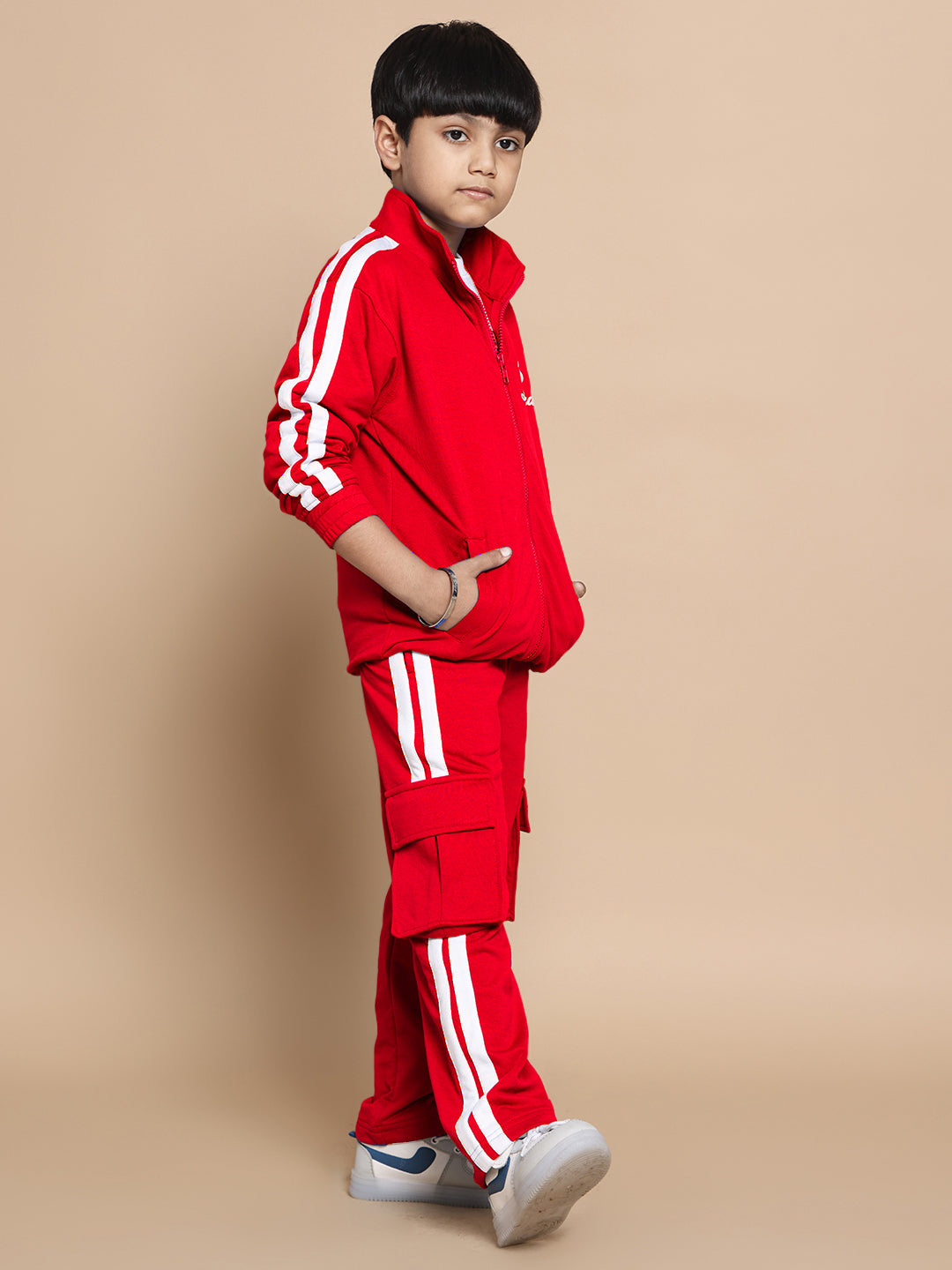 Scotia Co-Ord Set For Boys & Girls (Red)