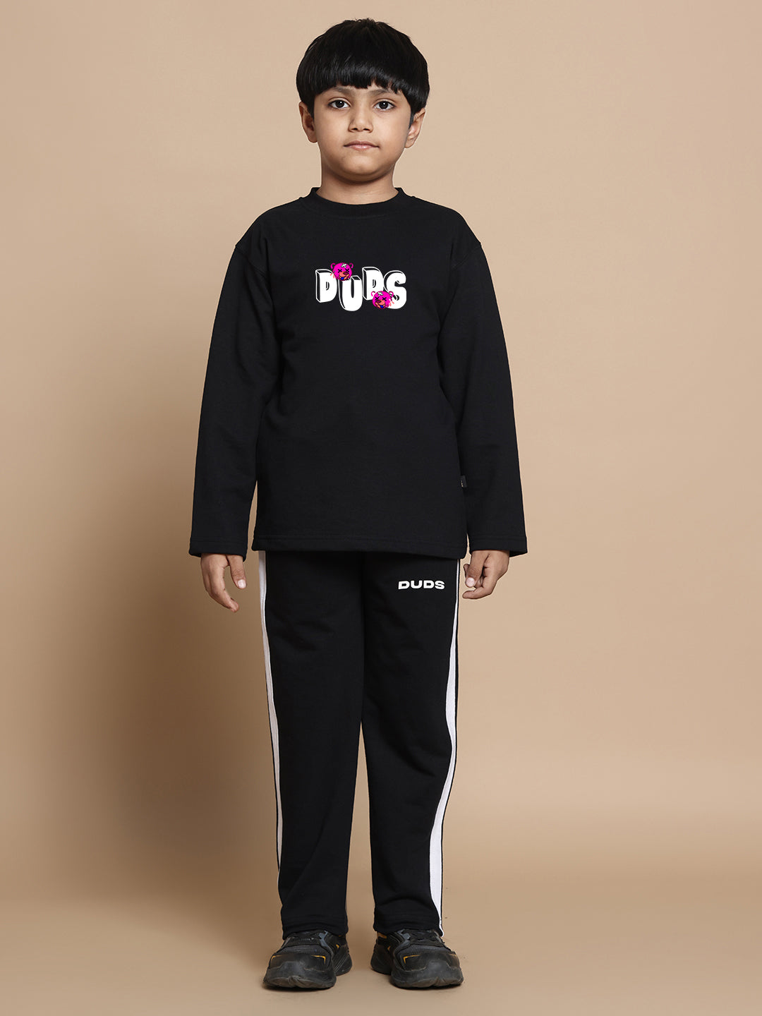 I'M OK CO-ORD SET FOR BOYS & GIRLS (BLACK)