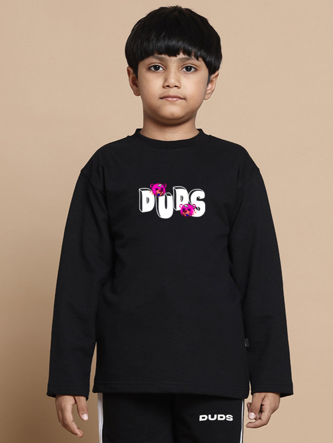 I'M OK SWEATSHIRT FOR BOYS & GIRLS (BLACK)