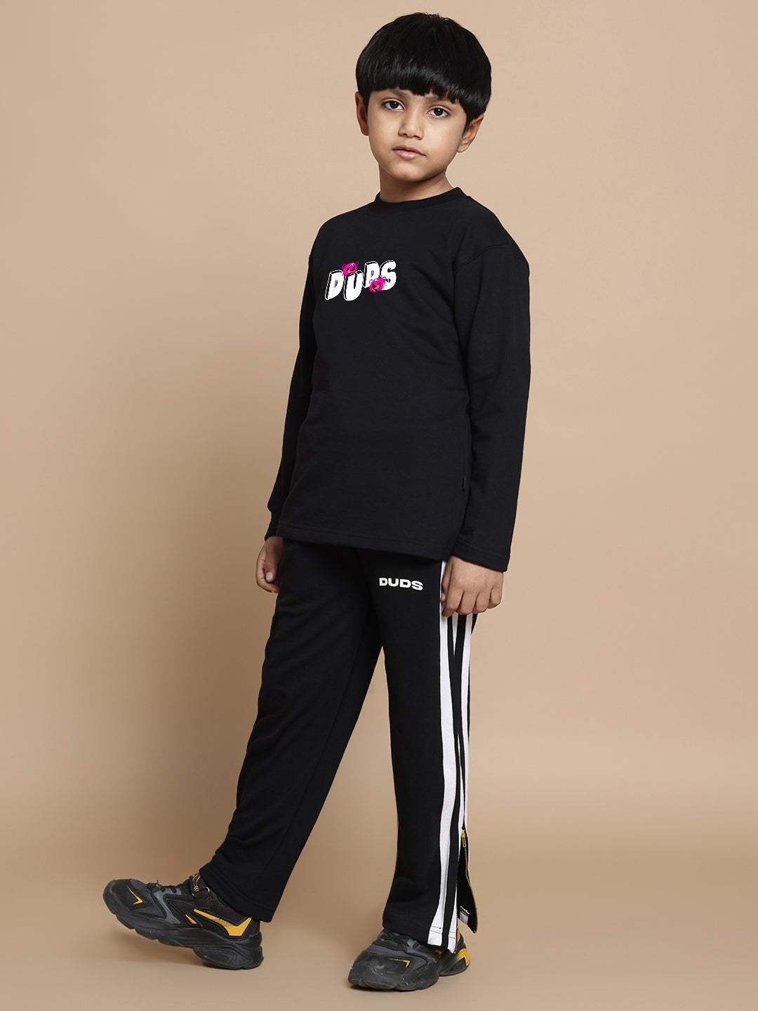 I'M OK CO-ORD SET FOR BOYS & GIRLS (BLACK)