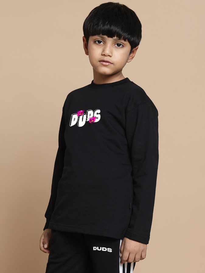 I'M OK SWEATSHIRT FOR BOYS & GIRLS (BLACK)