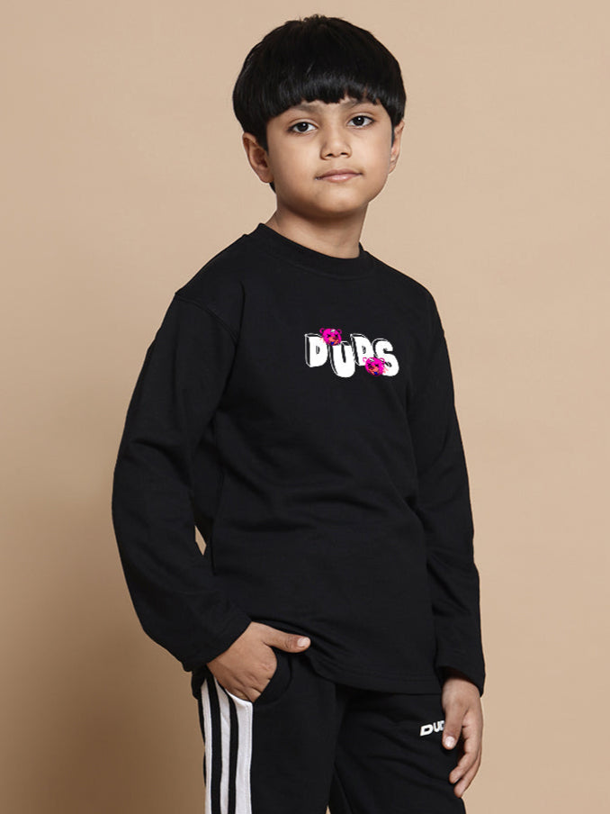 I'M OK SWEATSHIRT FOR BOYS & GIRLS (BLACK)