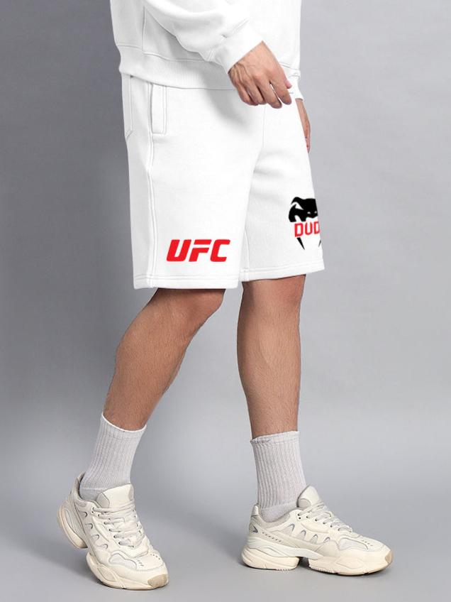 Venum Fleece Shorts (White)