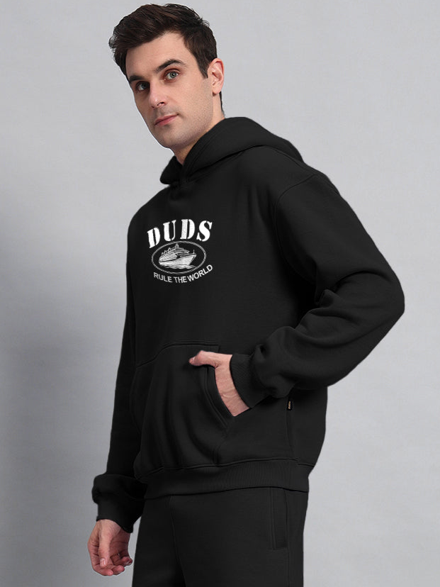 Rule The World Oversized Hoodie (Black)