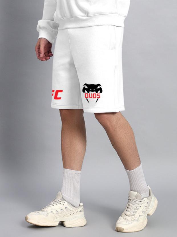 Venum Fleece Shorts (White)