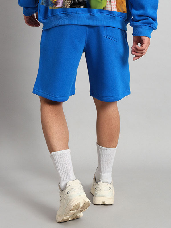 Muppet Fleece Shorts (Blue)