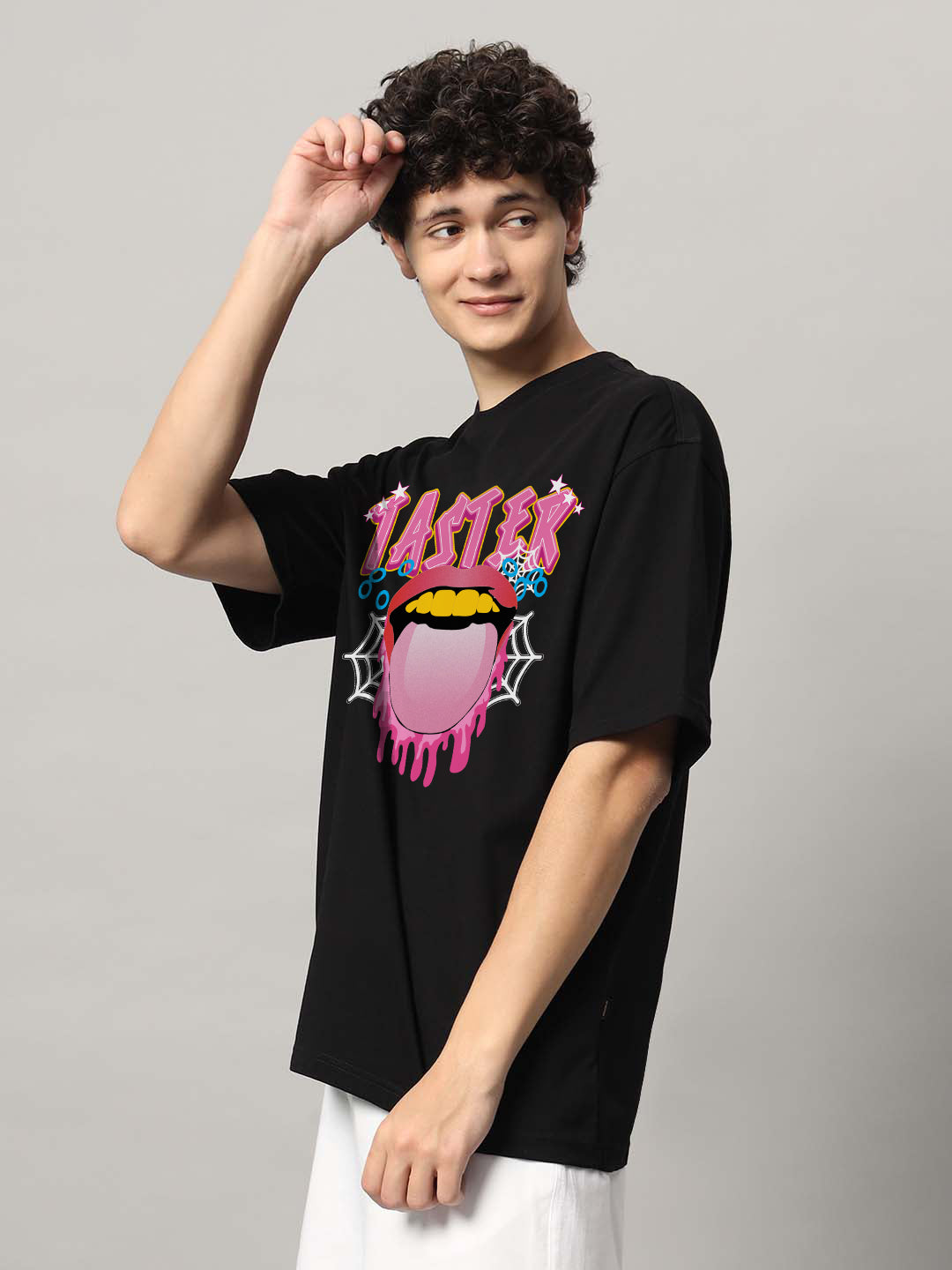 Taster Over-Sized T-Shirt (Black)