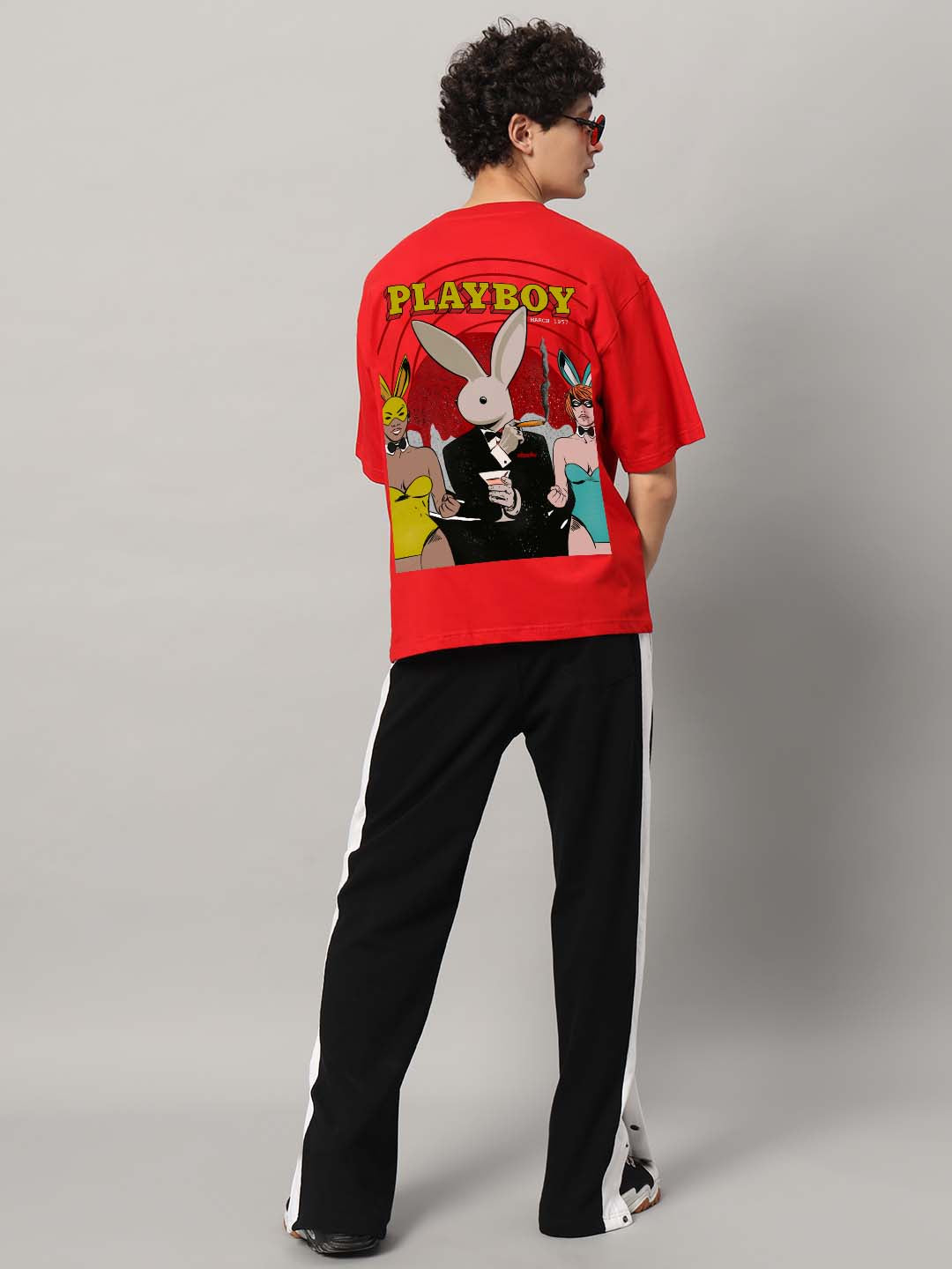 Playboy Over-Sized T-Shirt (Red)