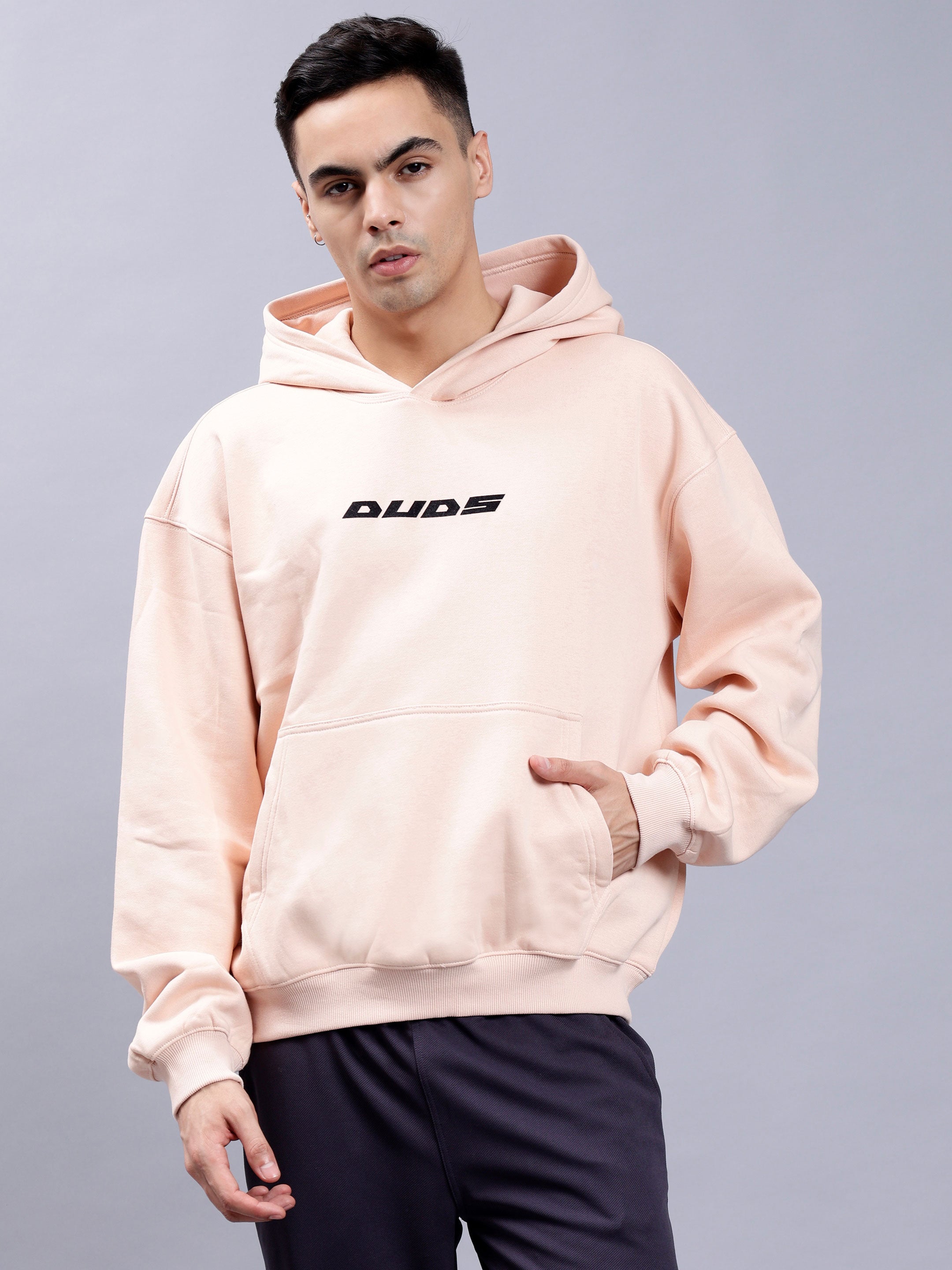 Drip Cupid Over- Sized Hoodies (Beige)