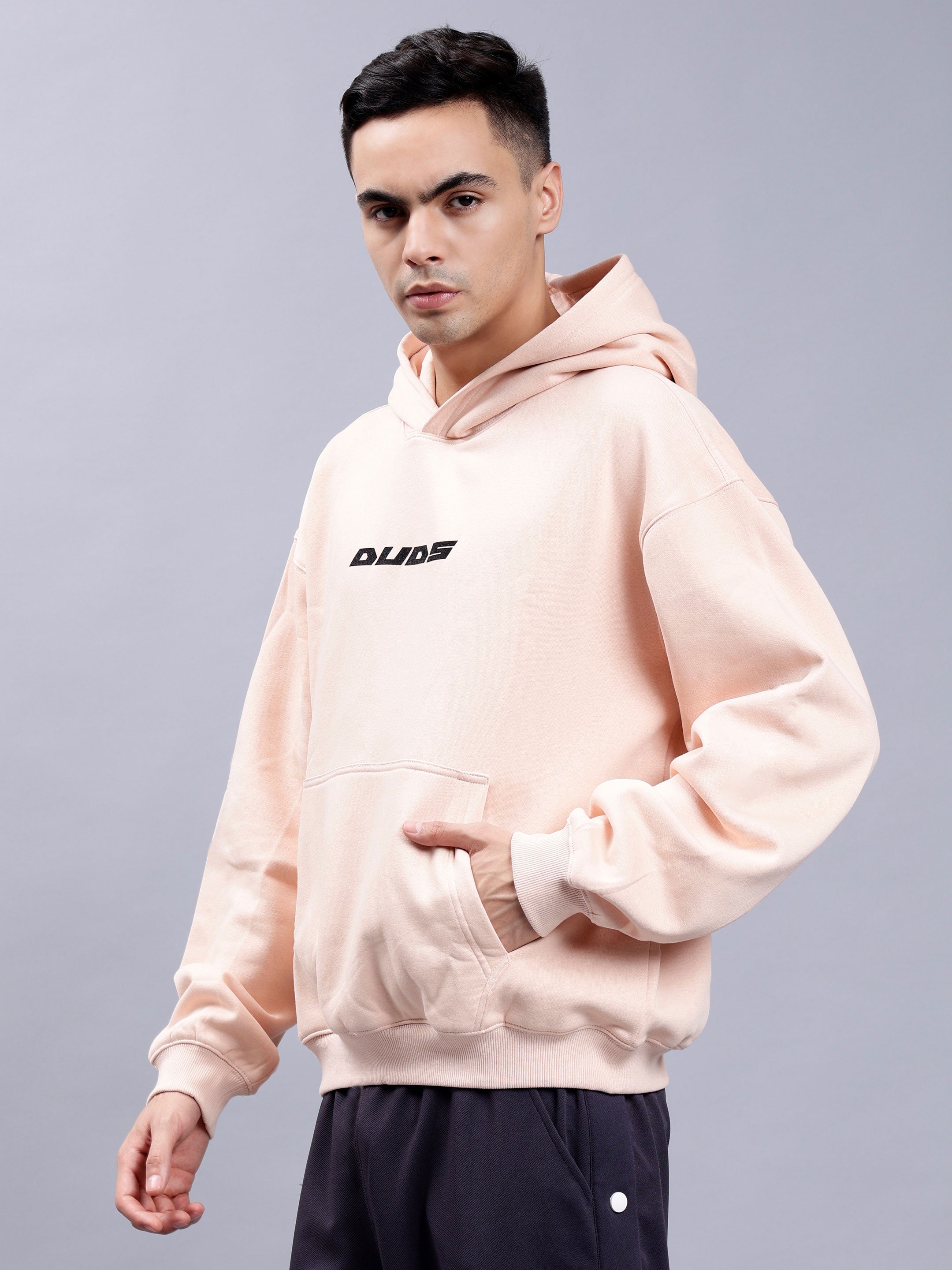 Drip Cupid Over- Sized Hoodies (Beige)