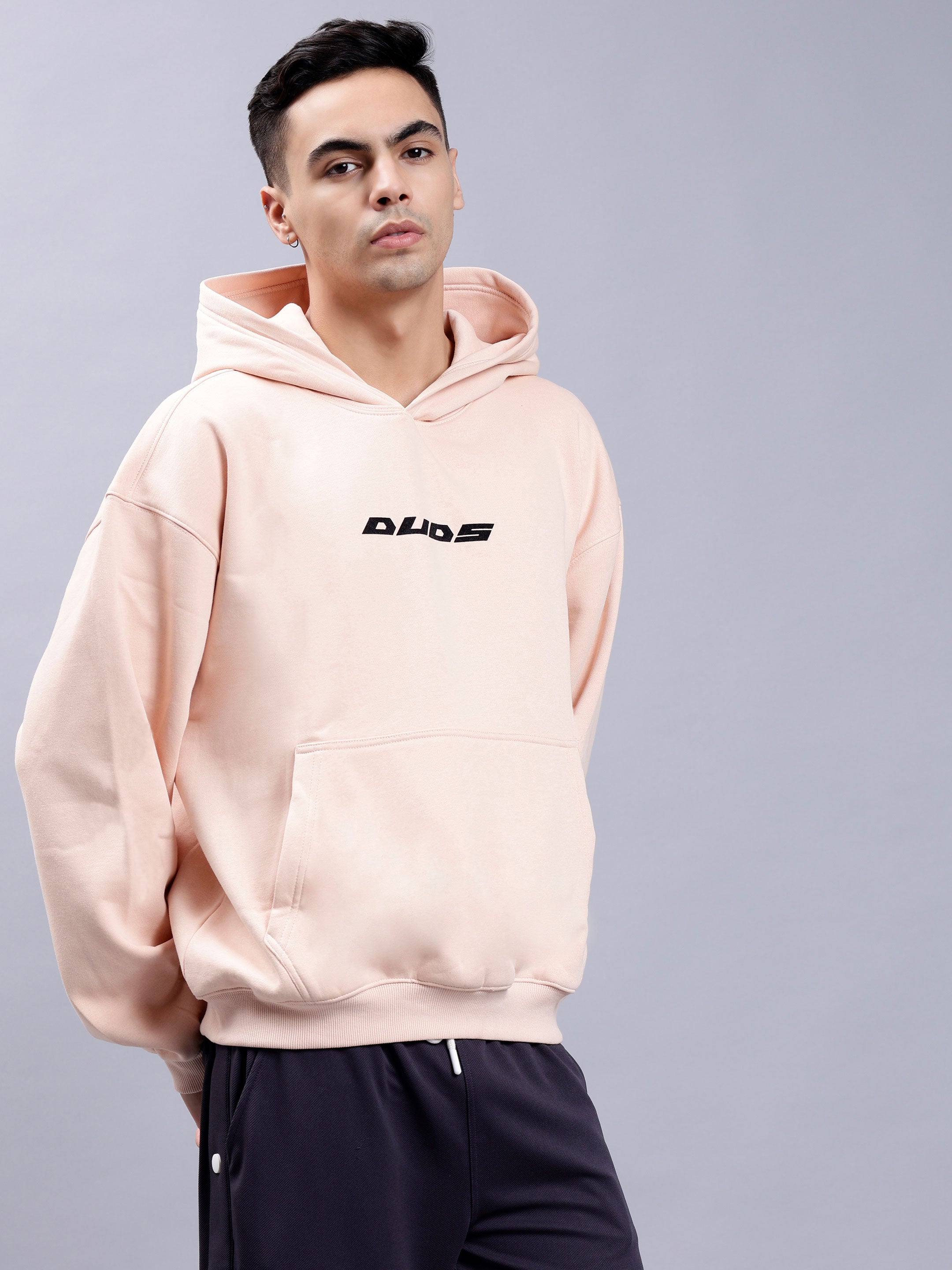 Drip Cupid Over- Sized Hoodies (Beige)