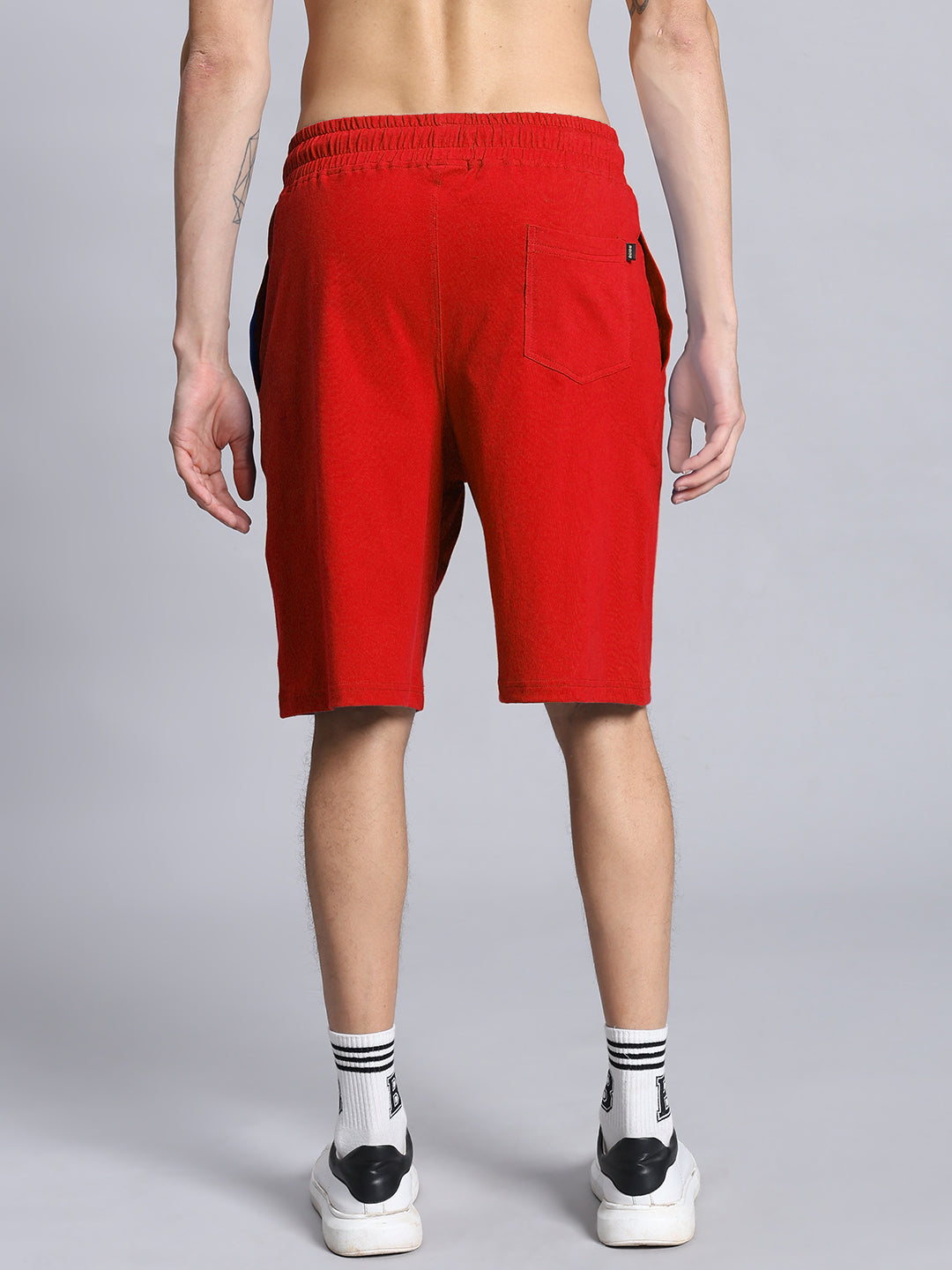 OUTLOOK SUMMER CO-ORD SHORTS SET (RED)